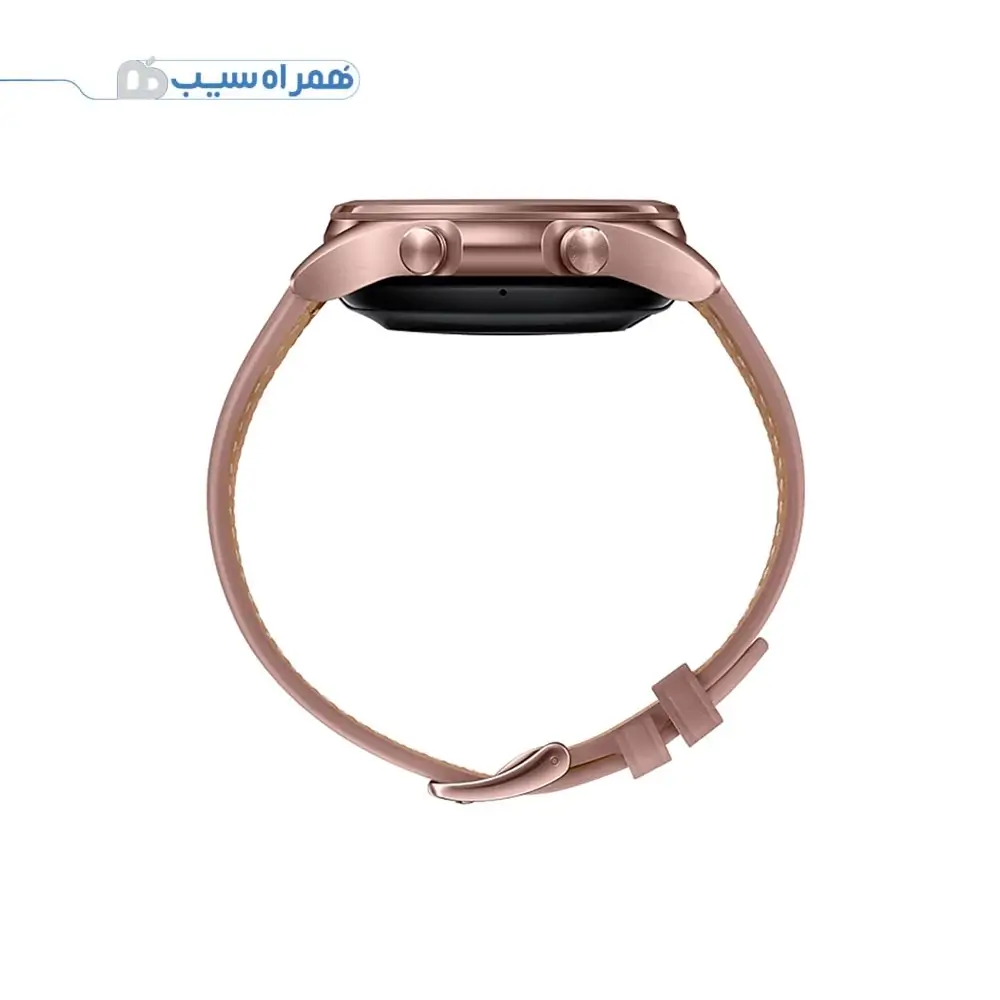 Galaxy smart Watch3 41mm رنگ قهوه ای از نمای بغل