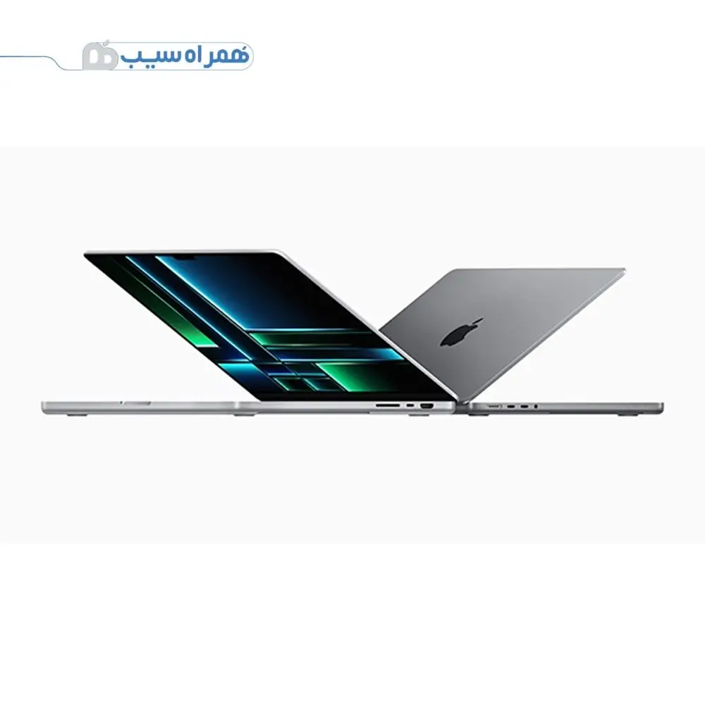 تصویر لپ تاپ اپل مدل MacBook Pro 2023 MNWE3 لپ تاپ نیمه باز