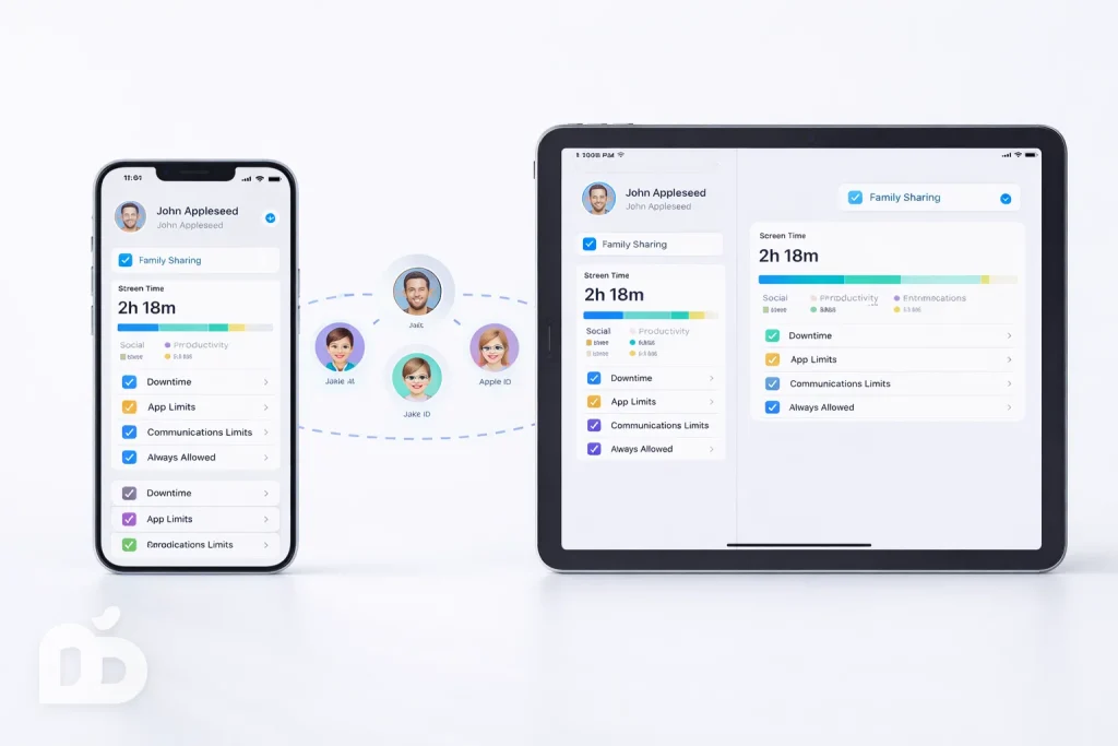 مدیریت Screen Time