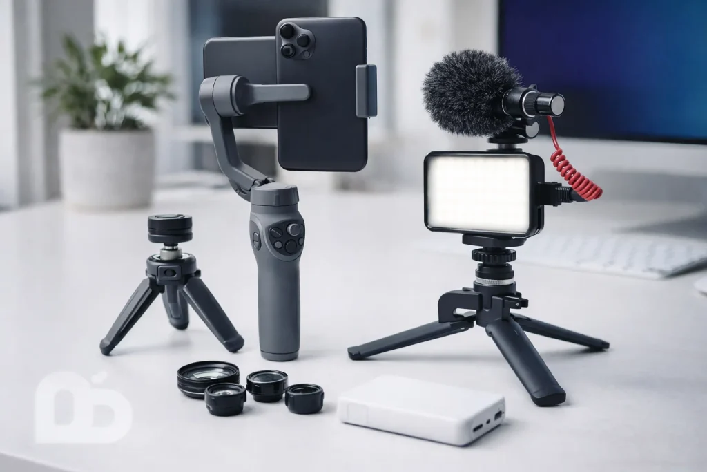 لوازم جانبی برای تولید محتوا