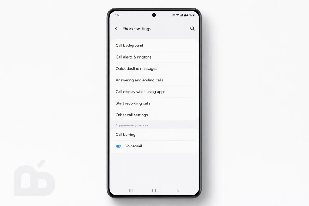 Voicemail سامسونگ