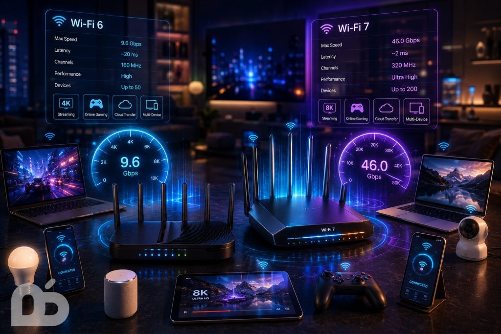 تفاوت وای فای6 و 7
