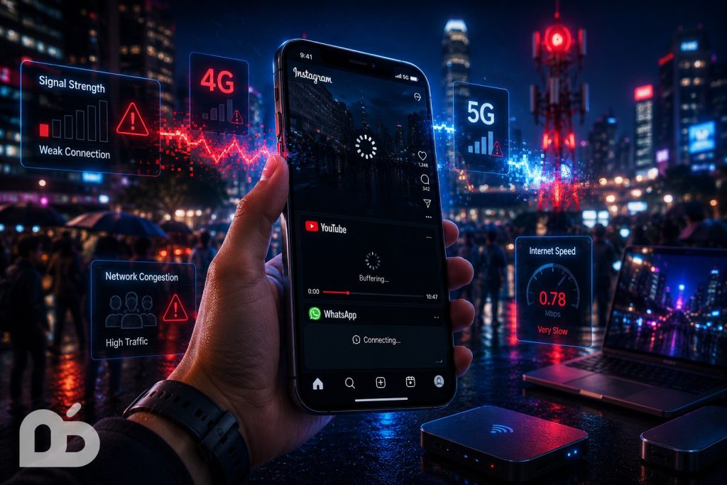 اینترنت ضعیف
